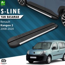 S-Dizayn Renault Kangoo 2 Uzun Şase S-Line Aluminyum Yan Basamak 223 Cm 2008-2020 A+ Kalite