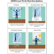 Esdeh Lazer Kesim Stor Perde - Kalın Mat Model