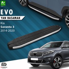 S-Dizayn Kia Sorento 3 Evo Krom Yan Basamak 183 Cm 2014-2020 A+ Kalite