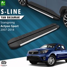 S-Dizayn Ssangyong Actyon Sports S-Line Aluminyum Yan Basamak 203 Cm 2007-2018 A+ Kalite