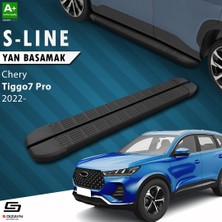 S-Dizayn Chery Tiggo7 Pro S-Line Siyah Yan Basamak 183 Cm 2022 Üzeri A+ Kalite