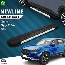 S-Dizayn Chery Tiggo7 Pro NewLine Aluminyum Yan Basamak 183 Cm 2022 Üzeri A+ Kalite