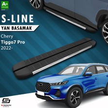 S-Dizayn Chery Tiggo7 Pro S-Line Krom Yan Basamak 183 Cm 2022 Üzeri A+ Kalite