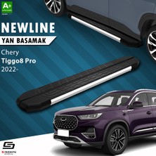 S-Dizayn Chery Tiggo8 Pro NewLine Krom Yan Basamak 183 Cm 2022 Üzeri A+ Kalite