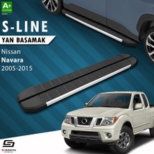 S-Dizayn Nissan Navara 2 S-Line Aluminyum Yan Basamak 203 Cm 2005-2015 A+ Kalite