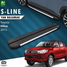 S-Dizayn Toyota Hilux 8 S-Line Aluminyum Yan Basamak 203 Cm 2015 Üzeri A+ Kalite