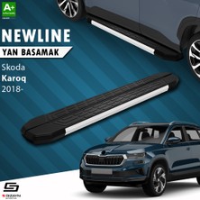 S-Dizayn Skoda Karoq NewLine Aluminyum Yan Basamak 179 Cm 2018 Üzeri A+ Kalite