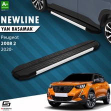 S-Dizayn Peugeot 2008 2 NewLine Aluminyum Yan Basamak 183 Cm 2020 Üzeri A+ Kalite