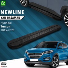 S-Dizayn Hyundai Tucson 3 NewLine Siyah Yan Basamak 173 Cm 2015-2020 A+ Kalite