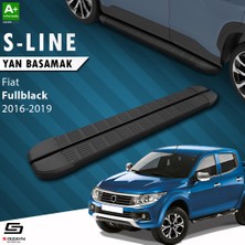 S-Dizayn Fiat Fullback S-Line Siyah Yan Basamak 193 Cm 2016-2019 A+ Kalite