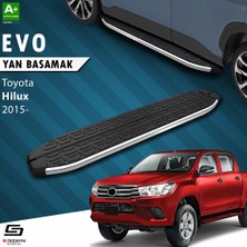 S-Dizayn Toyota Hilux 8 Evo Krom Yan Basamak 203 Cm 2015 Üzeri A+ Kalite