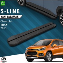 S-Dizayn Chevrolet Trax S-Line Siyah Yan Basamak 163 Cm 2013-2022 A+ Kalite