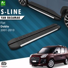S-Dizayn Fiat Doblo S-Line Aluminyum Yan Basamak 183 Cm 2001-2010 A+ Kalite