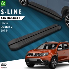 S-Dizayn Dacia Duster 2 S-Line Siyah Yan Basamak 173 Cm 2018-2023 A+ Kalite
