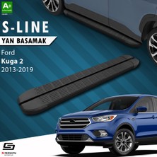 S-Dizayn Ford Kuga 2 S-Line Siyah Yan Basamak 183 Cm 2013-2019 A+ Kalite