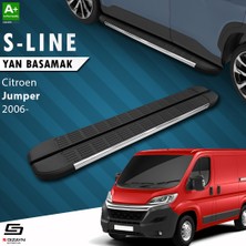S-Dizayn Citroen Jumper 3 Kısa Şase S-Line Krom Yan Basamak 203 Cm 2006-2022 A+ Kalite