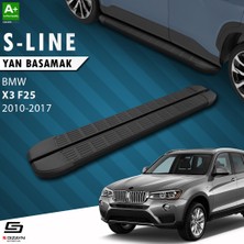 S-Dizayn Bmw X3 F25 S-Line Siyah Yan Basamak 193 Cm 2010-2017 A+ Kalite