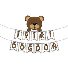 Parti Dükkanım Sevimli Ayıcık Iyi Ki Doğdun Yazısı 2 Metre