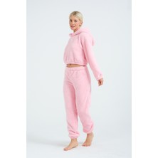 Yumuşak Peluş Eşofman & Pijama Takımı