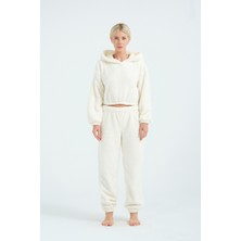 Yumuşak Peluş Eşofman & Pijama Takımı