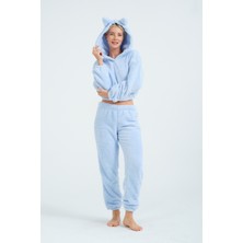 Yumuşak Peluş Eşofman & Pijama Takımı