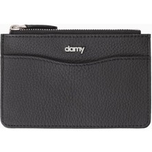Damy Hakiki Deri Kadın Cüzdan - Portföy 904MG - Siyah