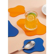 Pleksi Marketi Pleksi Turuncu Bardak Altlığı