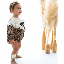 Nunu Baby Lori Leopar Desenli Romper