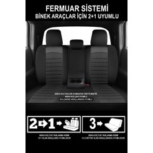 Dacia Duster (Facelift 2013) 1.6 Lpg (105 Hp) 2016 Trend Serisi Uyumlu 5 Koltuk Tay Tüyü Oto Koltuk Kılıfı Siyah