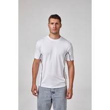 Relactive Erkek Kısa Kollu Çizgi Detaylı T-Shirt
