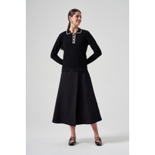 Nuss Triko Polo Yaka Tunik