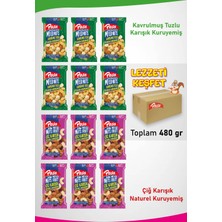 Paşa Kuruyemiş Karışık Süper Mix Kuruyemiş 40 gr x 12 Adet (Toplam 480 gr)