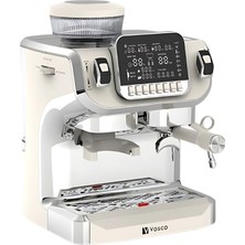 Vosco Barista Dijital Espresso Kahve Makinesi Öğütücülü VST-520EC