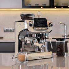 Vosco Barista Dijital Espresso Kahve Makinesi Öğütücülü VST-520EC