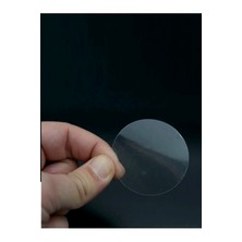 Şeffaf Etiket Kutu-Zarf Ağız Kapatma Kapama Etiketi Bant, Etiket 3x3 cm 120 Adet Yapışkanlı Sticker