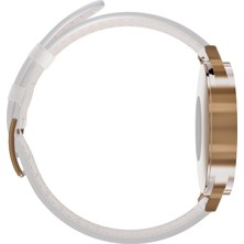 Fro LW38 Gold Kasa 38 mm Beyaz Kordon Akıllı Saat