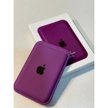 L'edoren Apple Iphone Uyumlu Telefon Arkası Magsafe Silikon Cüzdan Kartlık Ios 12/13/14/15/16 Ölçüleri 10X6CM