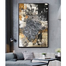 Artarilion Karışık Renkler Metalik Renkler Temalı Kanvas Tablo Modern Duvar Tablosu Modeli