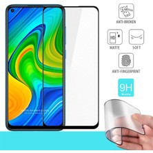 YGT Xiaomi Redmi Note 9 Uyumlu 10 Adet Tam Kaplayan 5d Seramik Cam Koruma Ekran Koruyucu