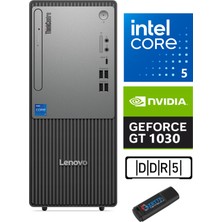 Lenovo Thinkcentre Neo 50T Gen 5 Intel Core I5 13400 16GB Ddr5 512GB SSD 4GB/GT1030 Freedos Masaüstü Blgisayar NEO12UB000ETRG07+ZETTAUSBBELLEK