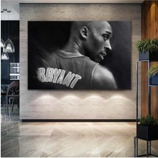 Artarilion Siyah Beyaz Kobe Bryant Basketbol Temalı Kanvas Tablo Hd Dijital Baskı Kanvas Tablo