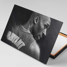 Artarilion Siyah Beyaz Kobe Bryant Basketbol Temalı Kanvas Tablo Hd Dijital Baskı Kanvas Tablo