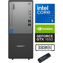 Lenovo Thinkcentre Neo 50T Gen 5 Intel Core I5 13400 64GB Ddr5 1tb SSD 4GB/GTX1650 WİN11PRO Masaüstü Blgisayar NEO12UB000ETRTXW23+ZETTAUSBBELLEK