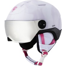 Rossignol Whoopee Visor Unisex Çocuk Beyaz Kask