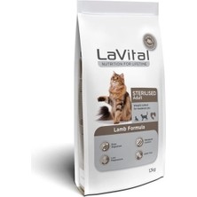 Lavital Sterilised Kuzu Etli Kısırlaştırılmış Kedi Maması 12 kg