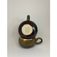 Aurum Collection - Tawny Handmade 24K Altın Detaylı Fincan Seti