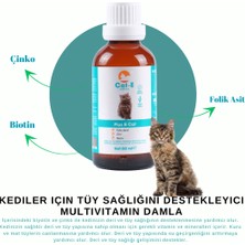 B Plus Kediler Için Tüy Sağlını Destekleyici Multivitamin Damla