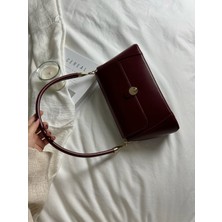 Elfco Vintage Bordo Baget Çanta