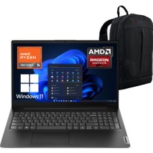 Lenovo V15 R5-7520U 16GB 512GB SSD 15.6" Fhd WIN11 Dizüstü Bilgisayar 82YU0123TX - Webzone Çanta WZ01