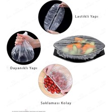 Çok Amaçlı Bone 100 Adet, Tabak Bonesi, Gıda Bonesi, Tencere Bones, Saç Bonesi